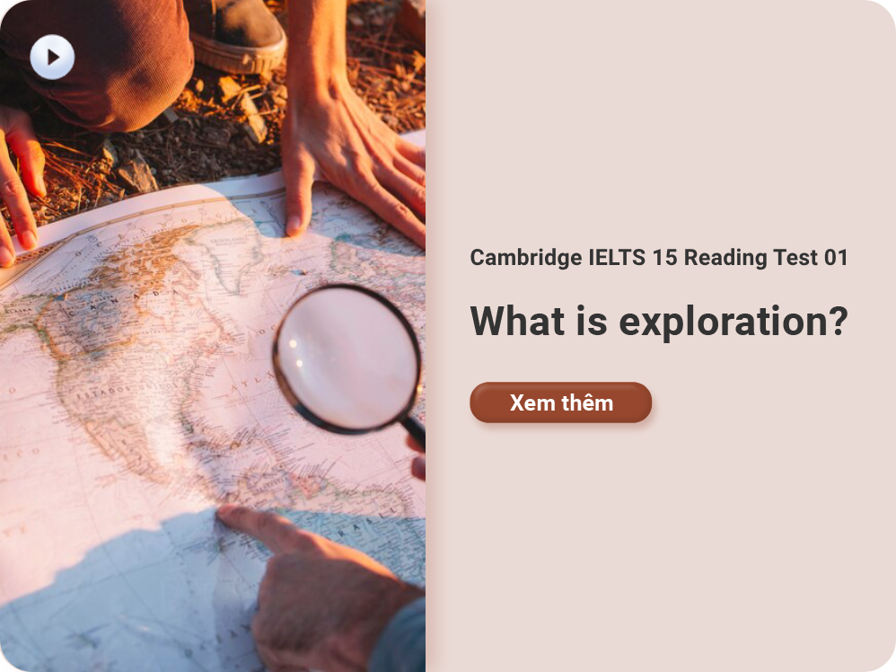 Cambridge IELTS 15 Reading Test 01: What is exploration?