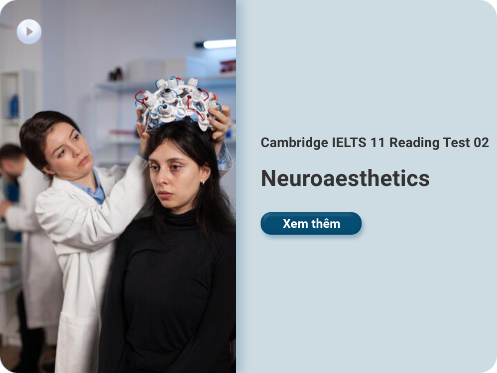 Cambridge IELTS 11 Reading Test 02: Neuroaesthetics